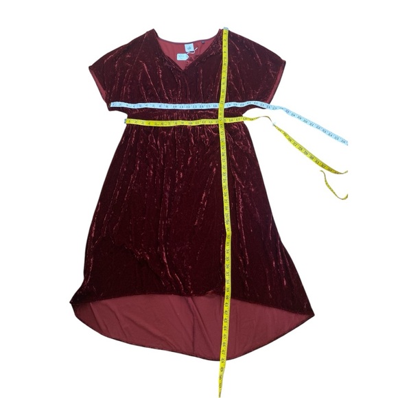 Cabi 3696 Grace Tribute Crushed Velvet Dress
Short Sleeves High Low Hem Sz Large - Picture 16 of 16